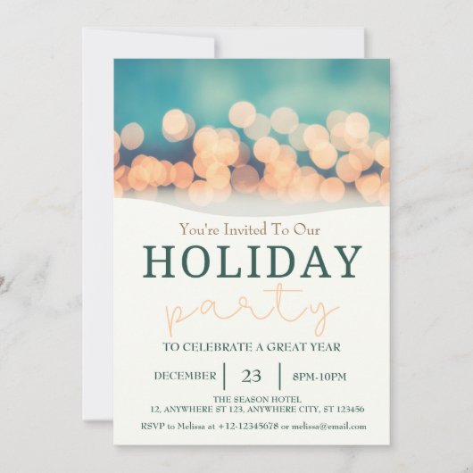 コジモダンーフェスティバルホリデーパーティー 招待状 (正面)