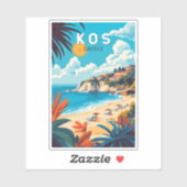 コスギリシャトラベルアートヴィンテージ シール (シート)