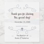 コスタとカテリーナ ワインラベル (シングルラベル)