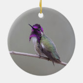コスタのハチドリ セラミックオーナメント (裏面)