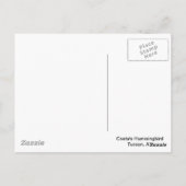 コスタのハミングバード ポストカード (裏面)