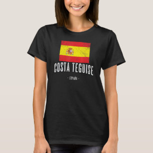 コスタテギーススペインEs国旗City Bandera Ropa Tシャツ
