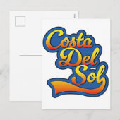 コスタデルソルのロゴ シーズンポストカード (正面/裏面)