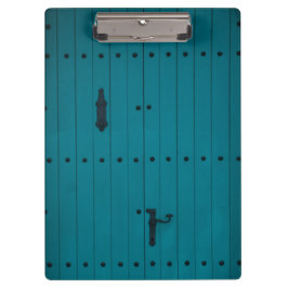 コスタブラバスペインのブルーコースタルドア クリップボード