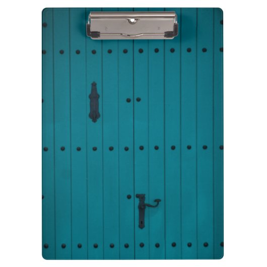 コスタブラバスペインのブルーコースタルドア クリップボード (正面)