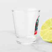 コスタブラバスペイン旅行アートヴィンテージ ショットグラス (左)