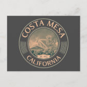 コスタメサオレンジカリフォルニア – コスタメサの街 ポストカード (正面)