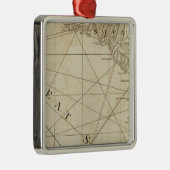 コスタリカおよびニカラグアの地域の部分 メタルオーナメント (右)