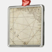 コスタリカおよびニカラグアの地域の部分 メタルオーナメント (左)