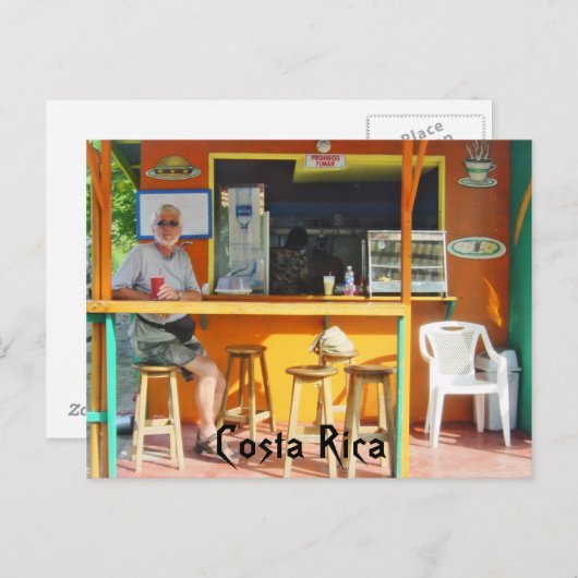 コスタリカでのんびり ポストカード (正面/裏面)