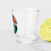 コスタリカとトゥーカン ショットグラス (右)