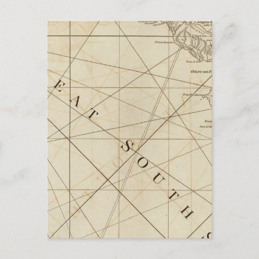 コスタリカとニカラグアの一部 ポストカード (正面)