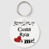コスタリカにいる誰かが私を愛している キーホルダー (正面)