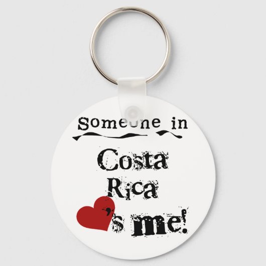 コスタリカにいる誰かが私を愛している キーホルダー (正面)