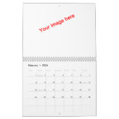 コスタリカのカレンダー カレンダー (2月 2026)