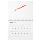 コスタリカのカレンダー カレンダー (2月 2027)