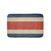 コスタリカのグランジな主権国の旗 バスマット (正面)
