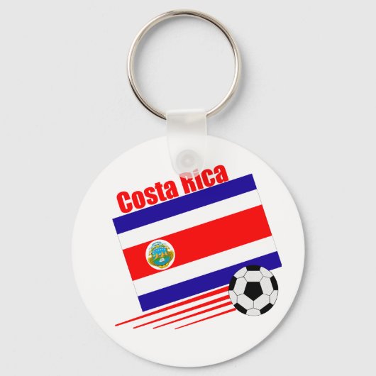 コスタリカのサッカーチーム キーホルダー (正面)