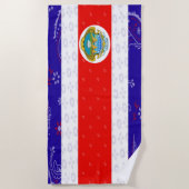 コスタリカのビーチタオル ビーチタオル (正面)