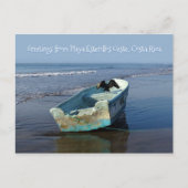 コスタリカのプラヤ・エステリヨス・オエステからこんにちは ポストカード (正面)