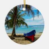 コスタリカのプーラ・ヴィダ - 中央アメリカ セラミックオーナメント (正面)