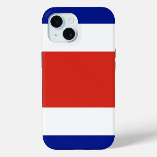 コスタリカの国旗のApple iPhone 15 Case-Mate iPhoneケース (裏面)