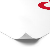 コスタリカの地図 ポスター (角)