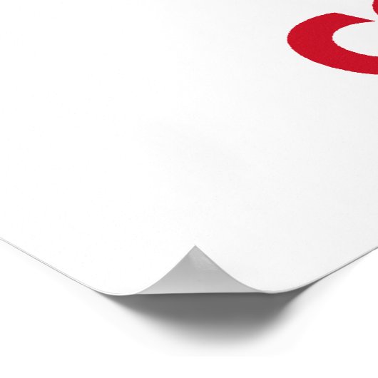 コスタリカの地図 ポスター (角)