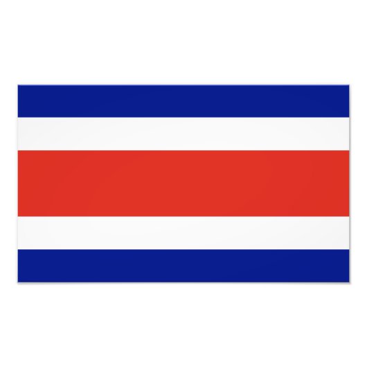 コスタリカの市民旗 フォトプリント            (正面)