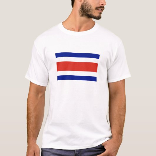 コスタリカの市民旗 Tシャツ (正面)