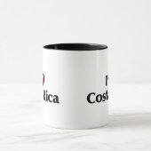 コスタリカの旗が好き マグカップ (中央)