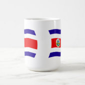 コスタリカの旗マグ コーヒーマグカップ (中央)