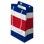 コスタリカの旗 スモールペーパーバッグ (正面アングル)