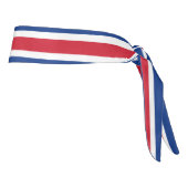 コスタリカの旗 タイヘッドバンド (回転90)