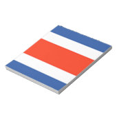 コスタリカの旗 ノートパッド (回転)