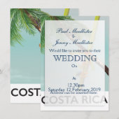 コスタリカの樹上カエル バケーション ポスター 招待状 (正面/裏面)