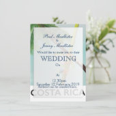 コスタリカの樹上カエル バケーション ポスター 招待状 (スタンド正面)