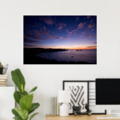 コスタリカの海の夕日 ポスター (ホームオフィス)