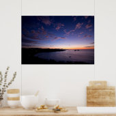 コスタリカの海の夕日 ポスター (キッチン)