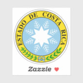 コスタリカの紋章（1840年～1842年） シール (シート)