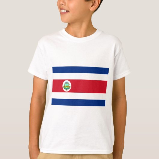 コスタリカの紋章 Tシャツ (正面)