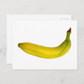 コスタリカの黄色い熟したバナナ写真 ポストカード (正面/裏面)