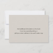 コスタリカへの 搭乗券  RSVP (裏面)