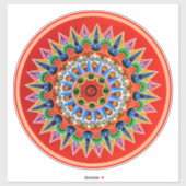 コスタリカオックカルト絵画ホイール シール (シート)