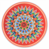 コスタリカオックカルト絵画ホイール シール (正面)