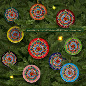 コスタリカオックスカートホイールオーナメント セラミックオーナメント