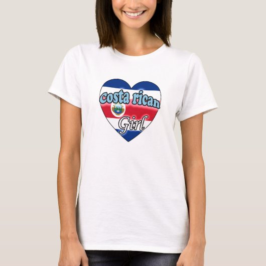 コスタリカガール Tシャツ (正面)