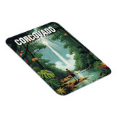 コスタリカコルコバド国立公園の滝 マグネット (右側)