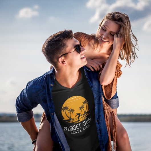 コスタリカサンセットサーフ土産 Tシャツ