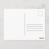 コスタリカサンセットポストカード ポストカード (裏面)